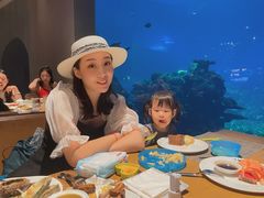 -海棠湾洲际-涛·海底餐厅·美人鱼·自助餐·海底隧道