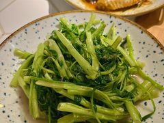 虾酱空心菜-十面欢腾·海鲜面·台式Bistro(长乐路店)