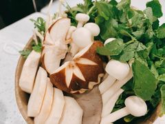 菌蔬合盘-烹然四季椰子鸡火锅(团结湖总店)