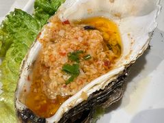 蒜蓉乳山生蚝-开海·红岛海鲜虾水饺(石老人店)