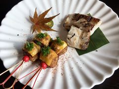 鲈鱼西京烧配芝士鸡肉丸-笑福亭料理小馆(解放碑店)