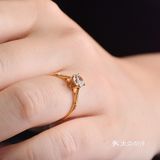 复古婚戒设计定制，没错这是心动的感觉