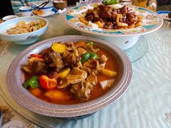 巴里坤馕包肉-巴依老爷新疆美食(魏公村店)