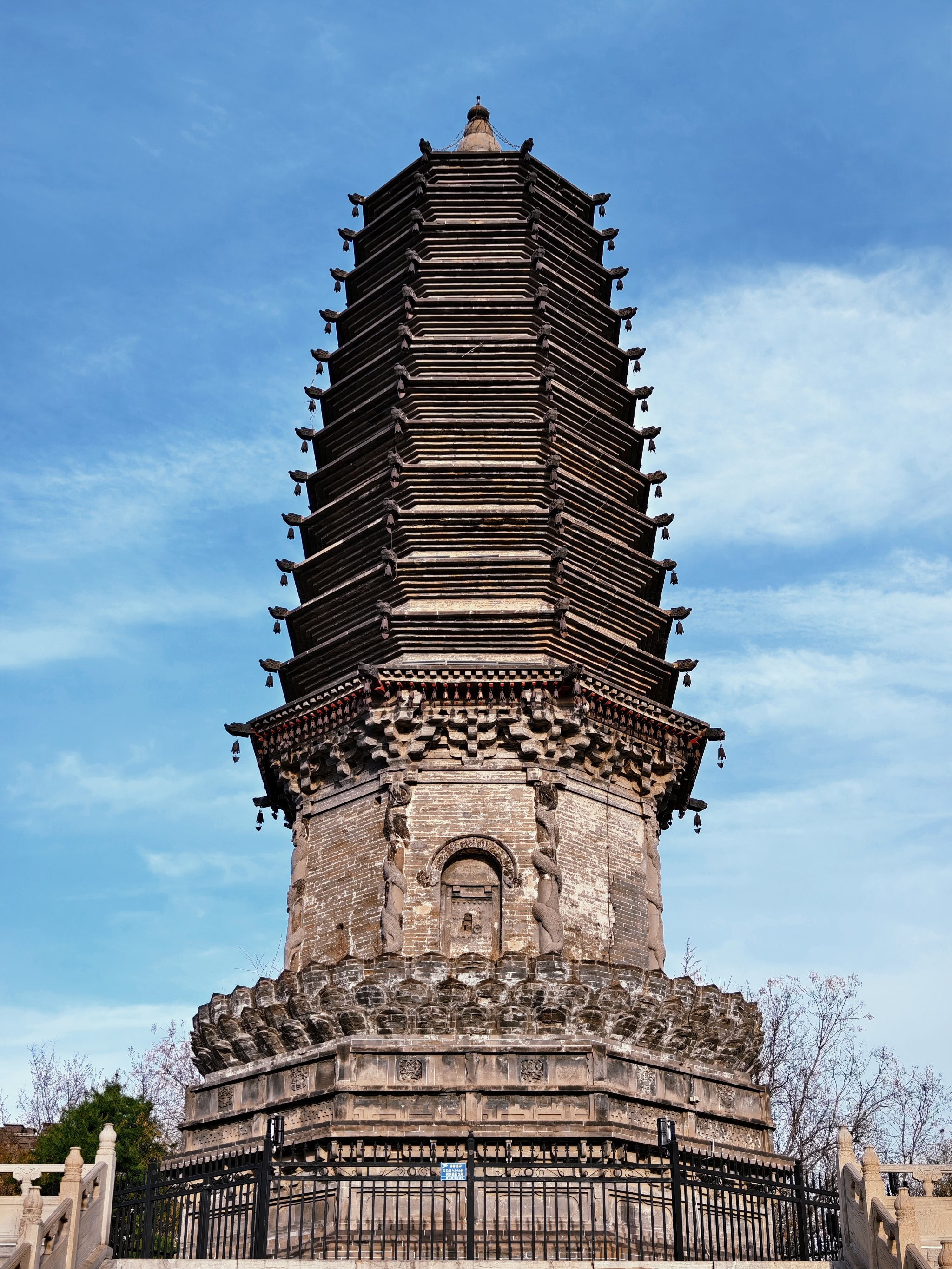 唐山这座辽代古塔美到窒息