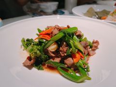 牛肉炒芥兰-桂满陇·西湖船宴(平安金融中心店)