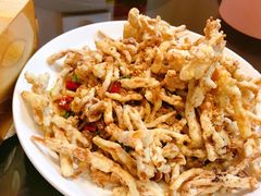 椒盐茶树菇-老四川平头酸菜鱼(衙前店)