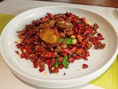 川味鲍鱼辣子鸡-荷风细雨·中国茶宴(碧云店)