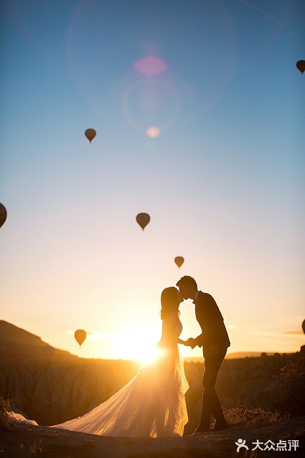 土耳其热气球夕阳唯美婚纱照
