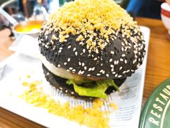 瀑布芝士牛肉汉堡-肥韬茶餐厅(南山mini店)