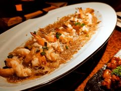 蒜蓉粉丝虾-绿茶餐厅(华联万柳店)