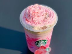 粉樱冰抹茶拿铁-星巴克(天津五大道店)