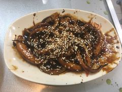 蜜汁鱿鱼须-新记餐厅(香槟大厦店)