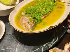 鸡油蒸风干鲈鱼-甄御•海鲜新青岛菜(麦岛店)