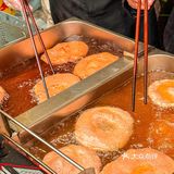 这家新鲜现做油煎饼真的嘎嘎香脆❗️