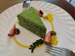抹茶千层慕斯蛋糕-花园5號餐厅