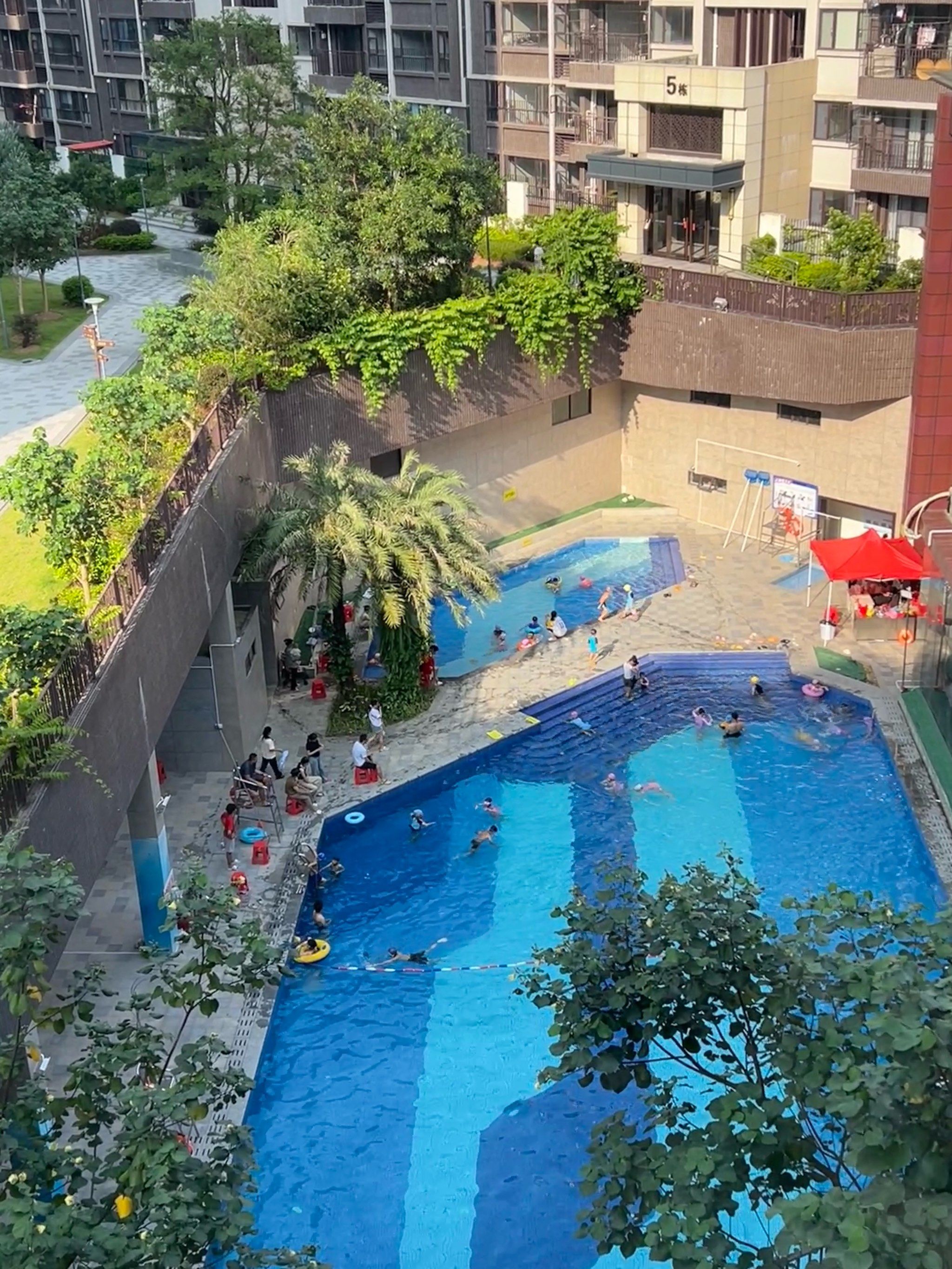 小区泳池🏊‍♀️