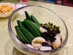 捞汁秋葵墨鱼-京尊烤鸭店JINGZUN(春秀路店)