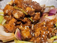 蒜香蜜汁排骨-绿茶餐厅(成都大悦城店)