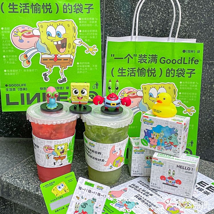 没有看错‼️是海绵宝宝……