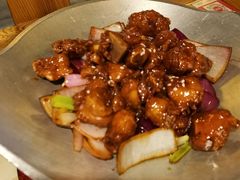 蒜香蜜汁排骨-绿茶餐厅(西单老佛爷店)