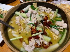 老坛酸菜煮肉片-好武功闽南私房菜(万达店)