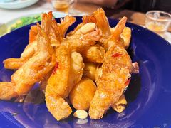 梨球果仁虾-小吊梨汤·北京菜·烤鸭(双井乐成中心店)