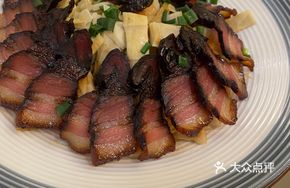 Steamed Stone Bamboo with Cured Meat
