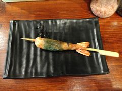 苏叶烤鸡皮虾-鸟串烧Yakitori