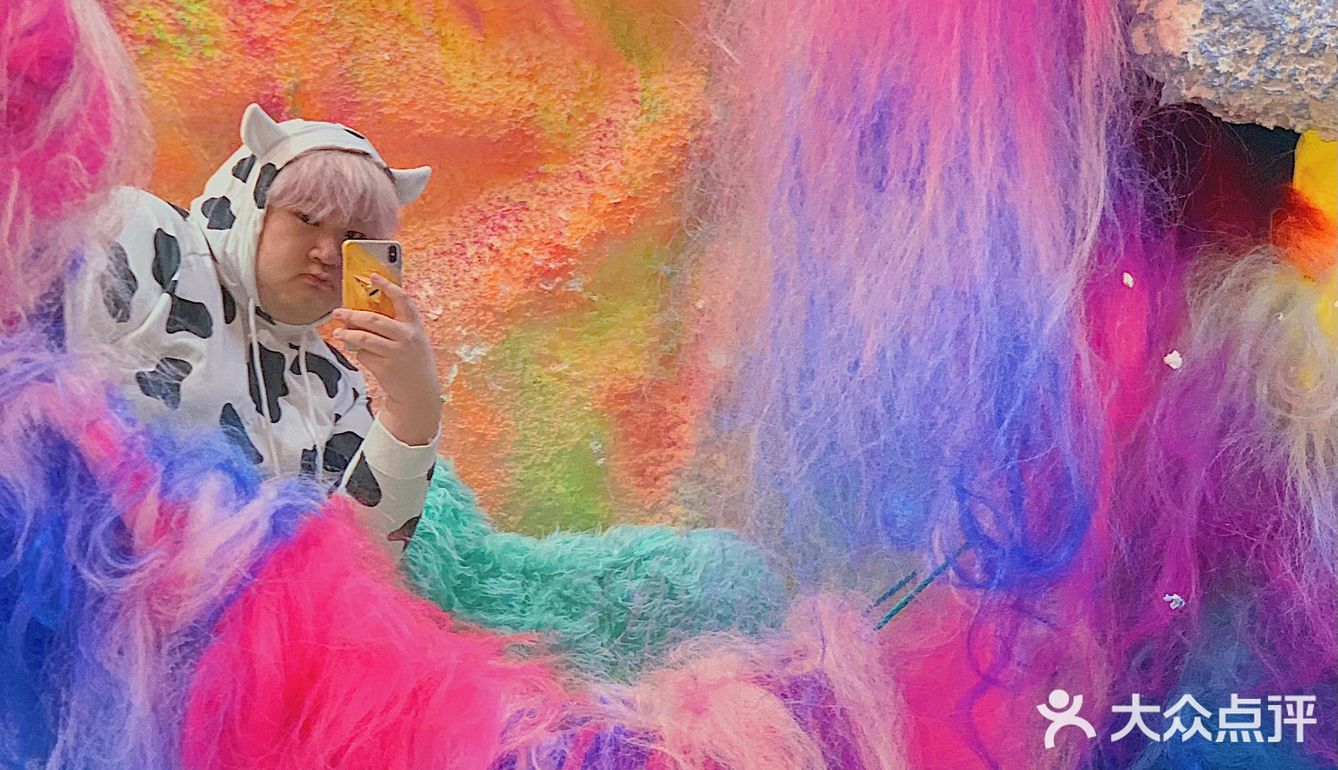 梦幻彩色毛毛绒绒咖啡馆🦄超级出片