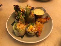 虎虾香芒米纸卷·榴莲汁-CHINCHIN 青青·泰国料理(万象食家店)
