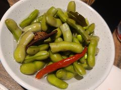 五香煮毛豆-老头儿油爆虾(胜利河美食街店)