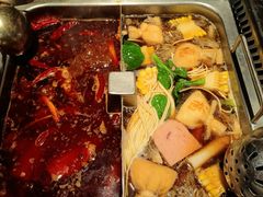 鸳鸯锅-海底捞火锅(万丰桥店)