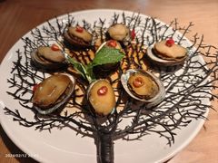 秘制腌鲍鱼-波螺油子·海肠捞饭·青岛菜(银座店)