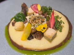 菌菇温泉蛋配土豆泥-第101座花园餐厅(湖滨88店)