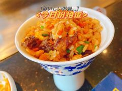 铁板牛肉炒饭-名将法式铁板烧(云峰别墅店)