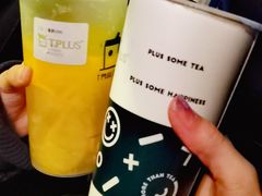 鲜橙百香果粒-TPLUS茶家(上海商城南京西路店)