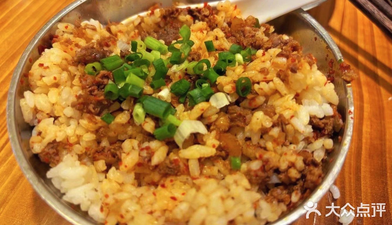 中式牛肉汉堡，真的超赞。