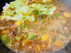 铁锅炖鸡-木火柴大铁锅
