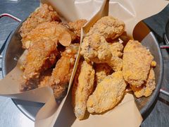 炸鸡翅一半一半-富乐满韩国正宗炸鸡韩国料理(虹泉路店)