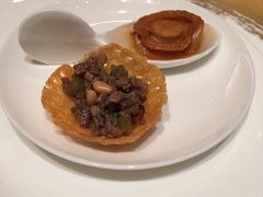 蜜柚鲍鱼&nbsp;牛肉碎-8餐厅(新葡京酒店)