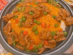 锅巴嫩牛肉-宣海荣锅贴大王·陕味小吃集(钟楼店)