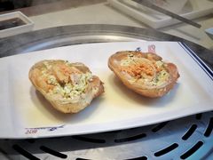 鲜蟹虾仁小豆腐-船梆煮•蒸汽海鲜·炉火烤肉(五四广场店)