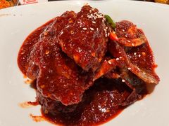 -草家酱蟹炭火烤肉店(珲春南路一店)