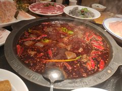红汤微辣锅底-晓秧锅鲜货火锅·重庆老字号(步步高店)