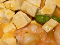 蛋黄虾仁烩豆腐-日昌餐馆(德胜门店)