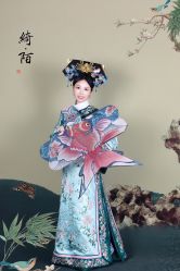 -后宫·古装汉服京剧儿童亲子全家福摄影