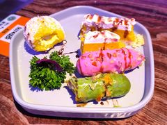 南瓜蛋挞拼手指泡芙-十分牛西餐·牛扒专门店(光明广场店)