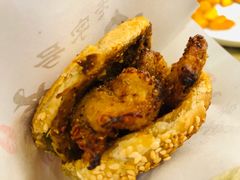 烧饼夹五花肉-老徐烧烤涮肚(交道口店)