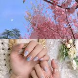 日式美甲|晕染美甲|和风风格|