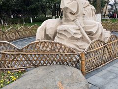 季札雕像-常州古运河南大街文化旅游区-人民公园
